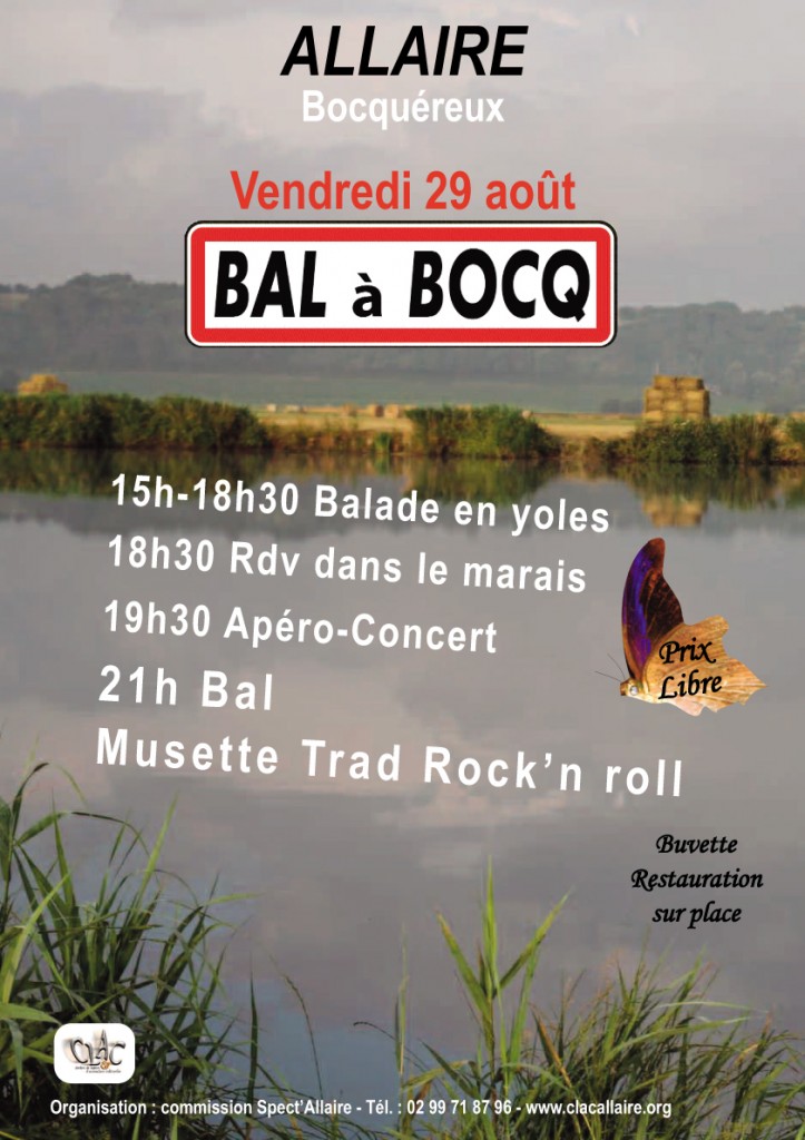 affiche bal à bocq 2014